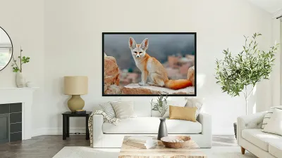 Sand Whisper – Fennec Fox Print Reproduction