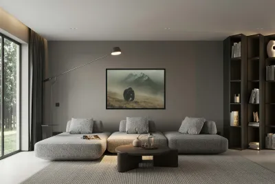 Spirit of the North – Grizzly in the Mist Print Reproduction