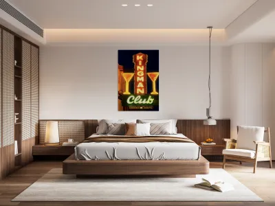 Kingman Club at night Reproduction