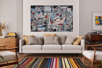 JEAN DUBUFFET 4 Reproduction