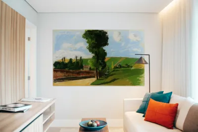 Landscape at Pontoise 2 1873 Camille Pissarro Reproduction