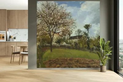 Landscape at Louveciennes 1870 Camille Pissaro Reproduction