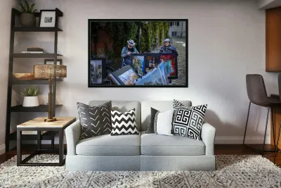 Artists Amalfi Italy Reproduction