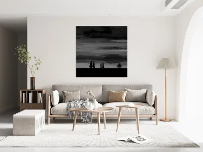 Silhouettes on the Edge Reproduction