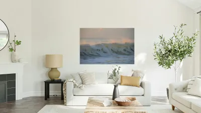 Pink Dawn Wave Spray  48.32 Reproduction