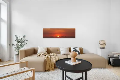 Red Dawn With Clouds  72.22 Reproduction