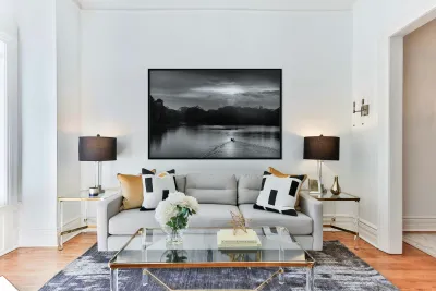 Canoeing on Lake Garzacocha Black and White Ecuador Reproduction