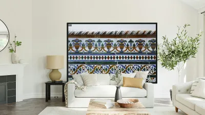 Ceramic tile Casa Don Bosco Ronda Málaga Andalusia Spain Reproduction