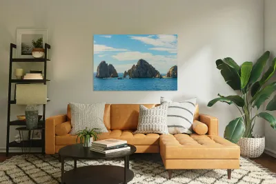 The Arch and Lands End Cabo San Lucas Coastal Scene Reproduction