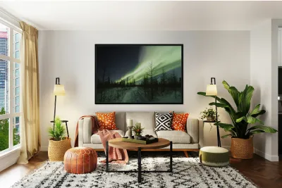 Illuminated by the Northern Lights Reproduction