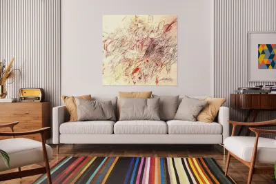 Art by Cy Twombly 26 Reproduction