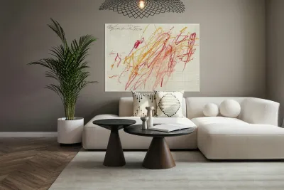 Art by Cy Twombly 56 Reproduction