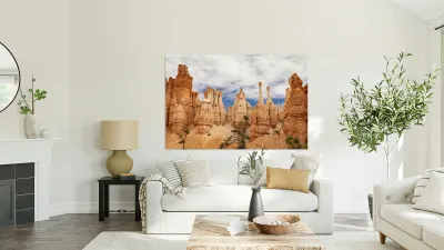 The Hoodoos of Bryce Reproduction