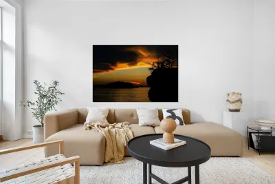 Sunset Over Voyageurs Reproduction