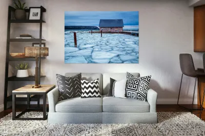 Winter In Ephraim Reproduction