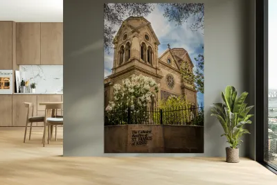 The Cathedral Basilica of Saint Francis of Asissi Santa Fe  Reproduction