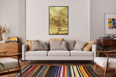 At The Rusty Ranch Reproduction