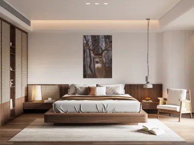 Buck Portrait Reproduction