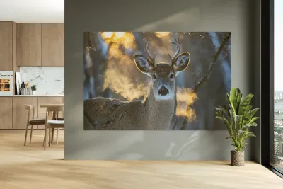 Young Buck Sunset Reproduction