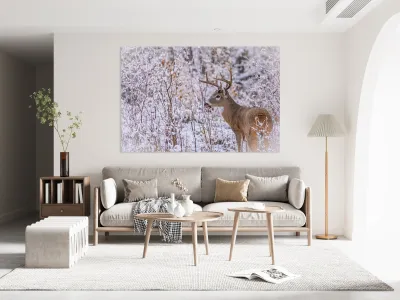 Buck Winter Day Reproduction