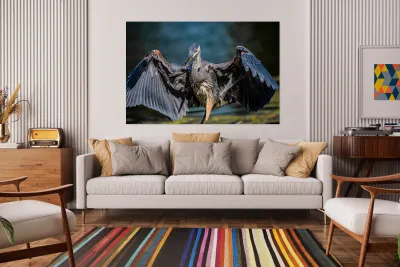 Blue Heron 2 Reproduction