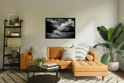 Divine Light   Wyoming Storm Theater Reproduction