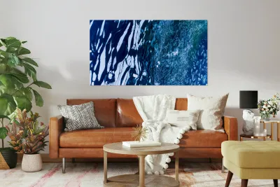 Lake Superior Ice Art Reproduction