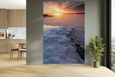 Minnesota North Shore Winter Sunrise Reproduction