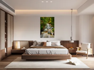 Presque Isle River Michigan Fall Reproduction