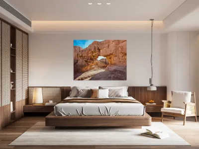 The Arch in Mud Canyon horizontal Reproduction