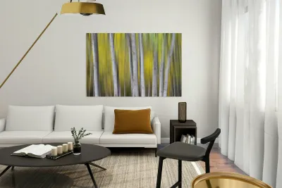 Aspen Light in Motion Fine Art Forest Reproduction
