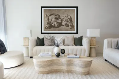 Old Figurine Farm Reproduction