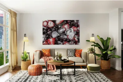 Berries And Ice Reproduction