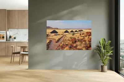 Lodging area in Namib Naukluft National Park in Namibia Reproduction