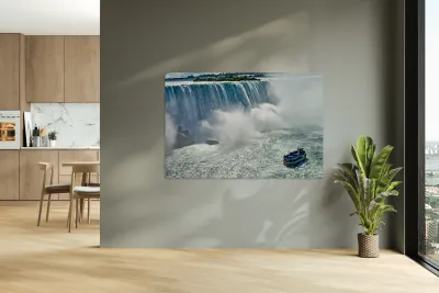 Maid of the Mist boat at Niagara Falls. Reproduction