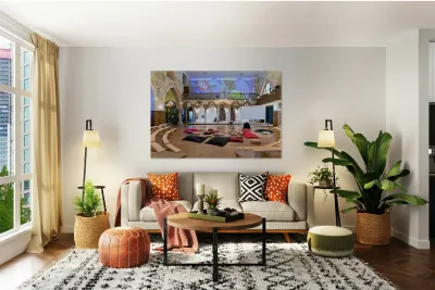 Community event at Saint Pierre le Vieux in Strasbourg Reproduction