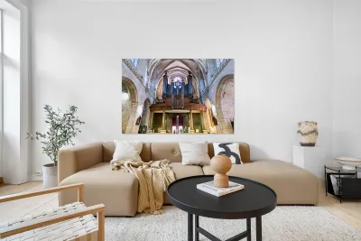Saint Pierre Cathedral organ in Vannes Brittany France Reproduction