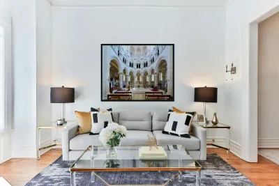 Inside Collegiale Saint Martin church in Chablis Burgundy France Reproduction