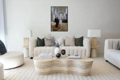 Visit to st. michael church in munich bavaria germany Reproduction