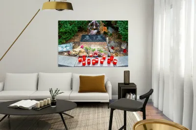 Memorial for Jan Palach and Jan Zajíc victims of communism. Reproduction