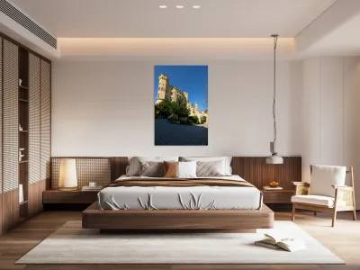 Hohenschwangau castle along the Romantic Road in Bavaria German Reproduction