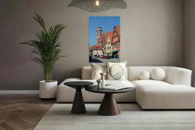 Exploring dinkelsbuhl on the romantic road in bavaria germany Reproduction