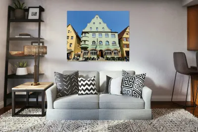 Old town dinkelsbuhl on the romantic road in bavaria Reproduction