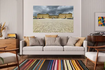 Residenz in Wurzburg along the Romantic Road in Bavaria Germany Reproduction