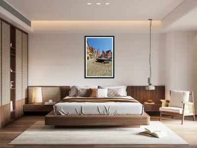 Wornitz Gate and historic sites in Dinkelsbühl Reproduction