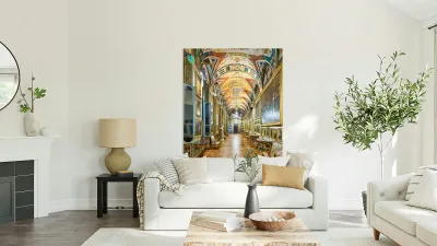 Doria Pamphilj Gallery shows art in Palazzo Doria Pamphilj in Ro Reproduction