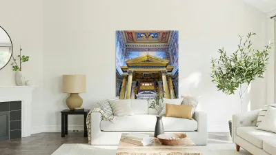 Cathedral of most holy savior and saints john in rome Reproduction