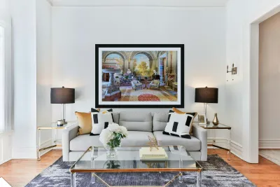 Visit to Colonna Art Gallery in Palazzo Colonna during day Reproduction