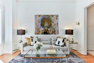 Visit to Saint Peters Square in Rome shows tomb of Alexander VI Reproduction