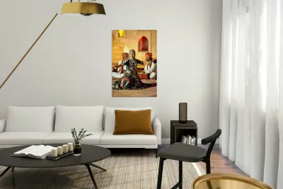 Traditional dance performance in Khimsar Rajasthan Reproduction